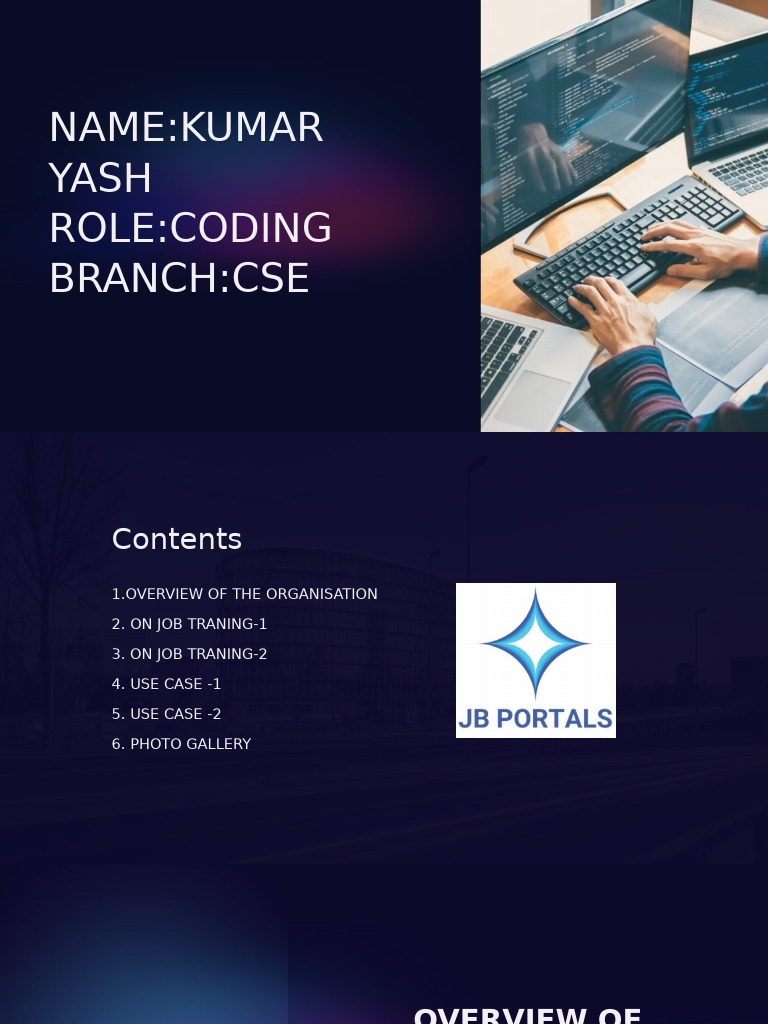 On-the-Job Training and Use Cases | PDF | Computing | Computer Engineering