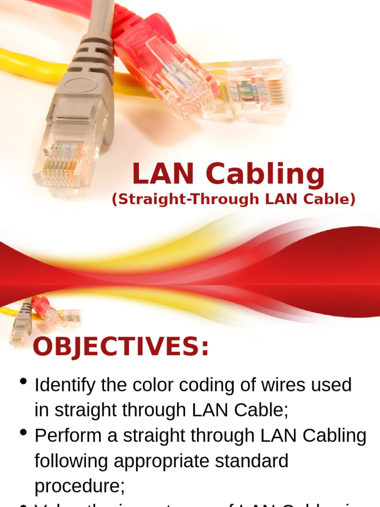 Straight-Through LAN Cable Guide | PDF