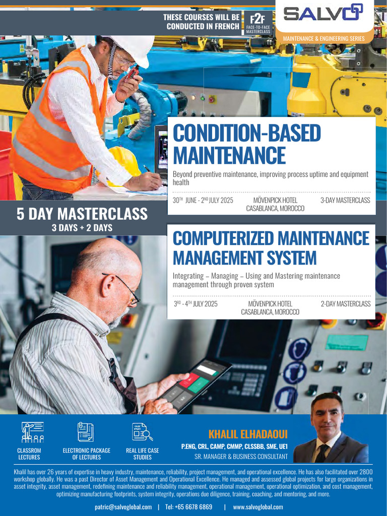 Condition-Based Maintenance Masterclass | PDF | Business