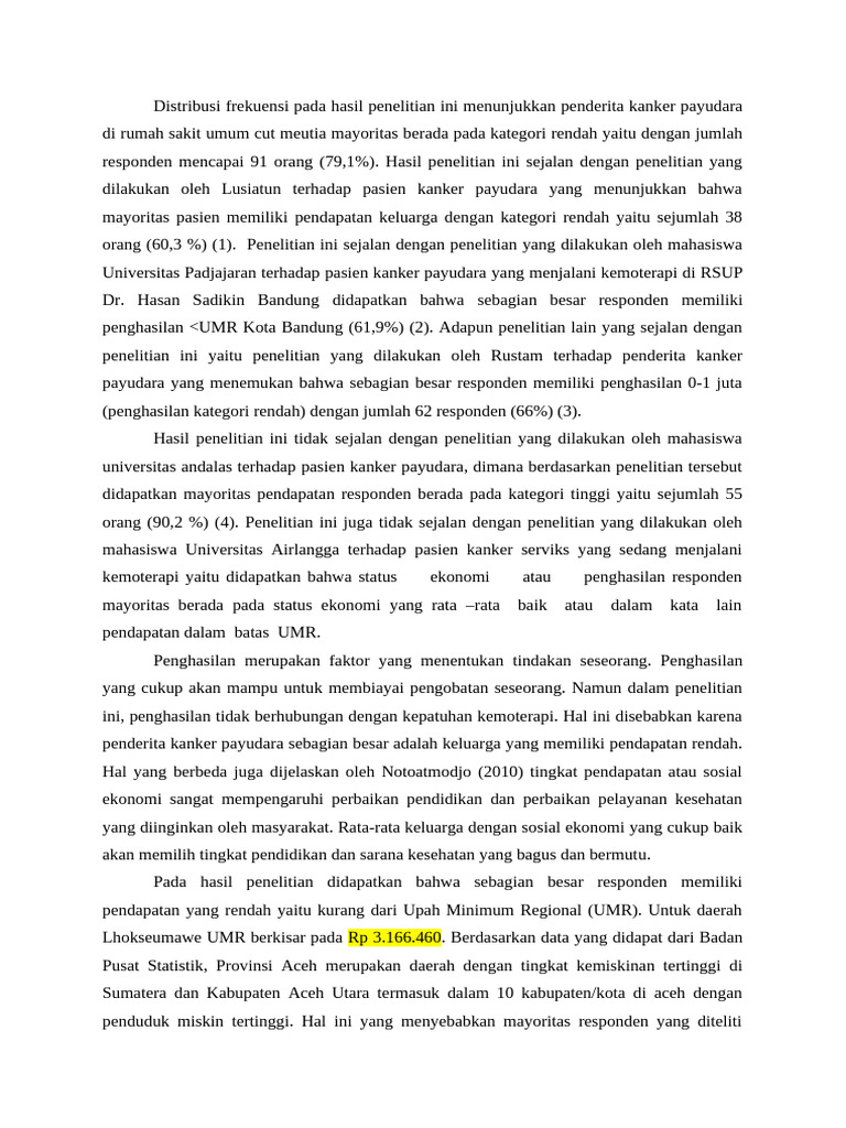 pembahasan gambaran pendapatan | PDF