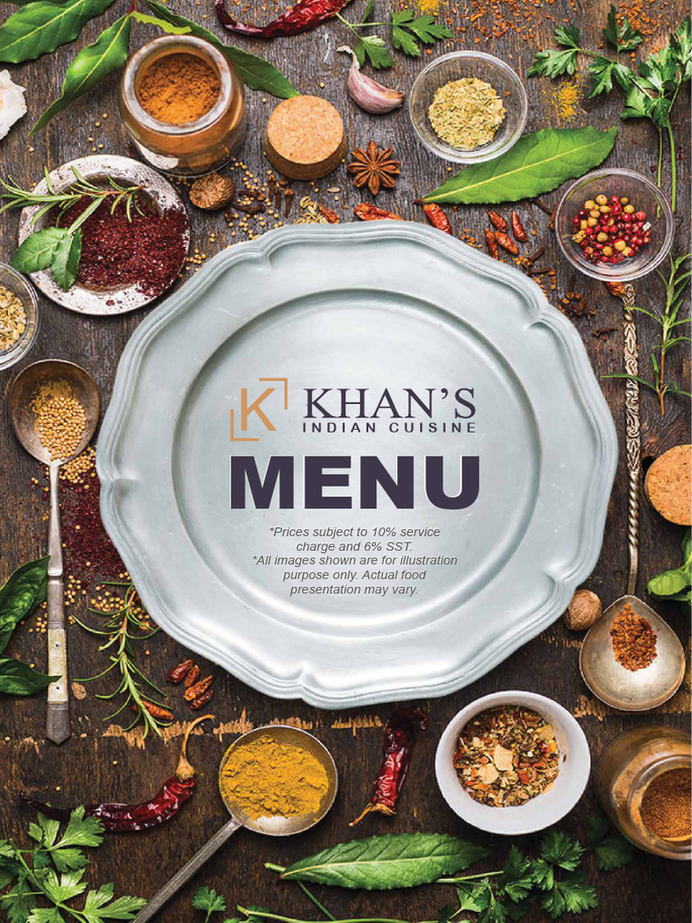 Authentic Indian Cuisine Menu | PDF | Curry | Indian Cuisine