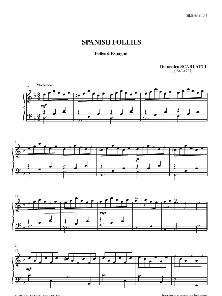 Scarlatti Folies D Espagne