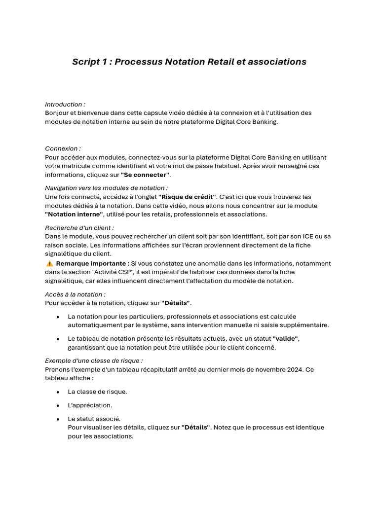 Guide des modules de notation interne | PDF | Informatique