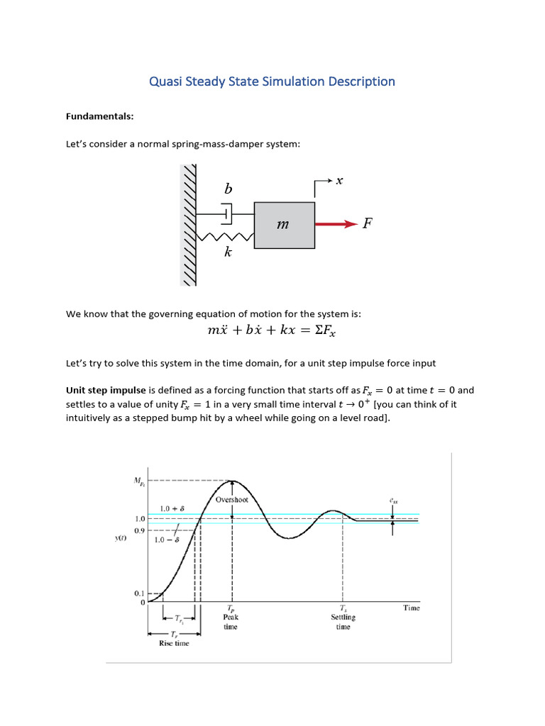 Quasi Steady State Simulation in Vehicle Dynamics | PDF