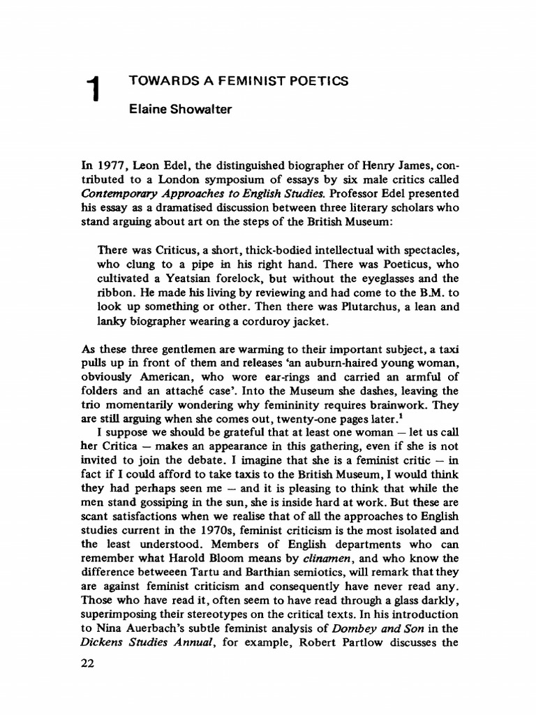 Feminist Criticism in Literary Studies | PDF | Feminism | Gender Studies