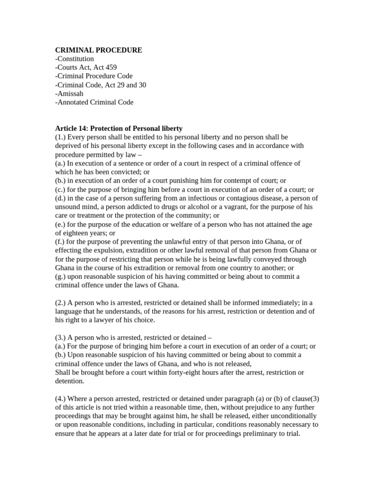Criminal Procedure Notes 1 | PDF | Acquittal | Appeal