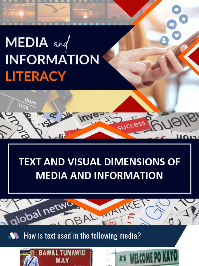 Text and Visual Dimensions in Media | PDF | Typefaces | Serif