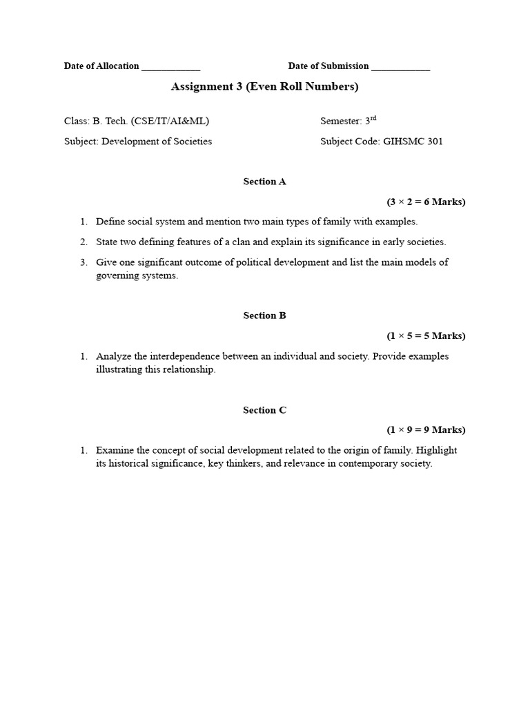DOS Assignment 3 Even | PDF