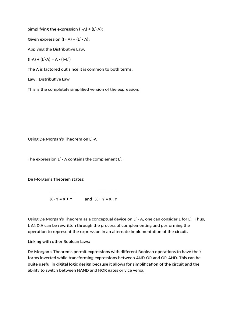 CS 111-01 Assignment Activity Unit 3 | PDF | Logic Gate | Boolean Algebra
