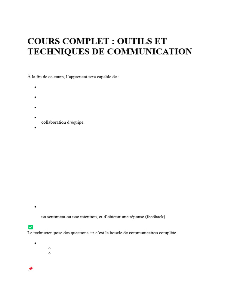 Outils et Techniques de Communication | PDF | Technologies de l ...