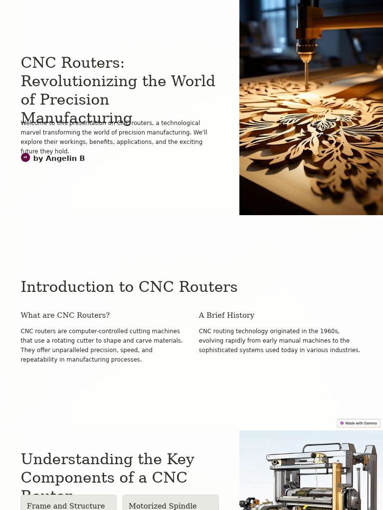CNC Routers: Precision Manufacturing Guide | PDF | Automation ...