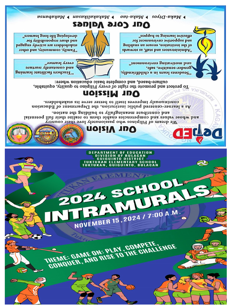 Tuktukan Elementary Intramurals 2025 | PDF