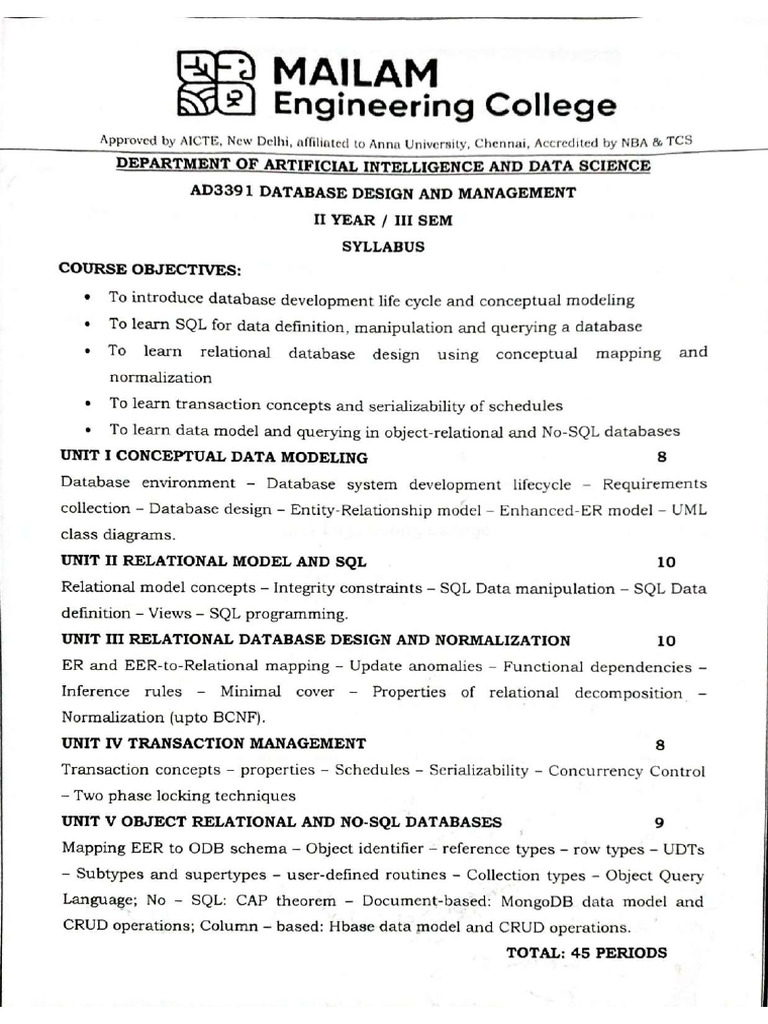 Database Design Concepts and Models | PDF | Databases | Conceptual Model
