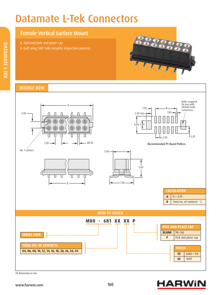 Datamate L-Tek Connector Ordering Guide | PDF