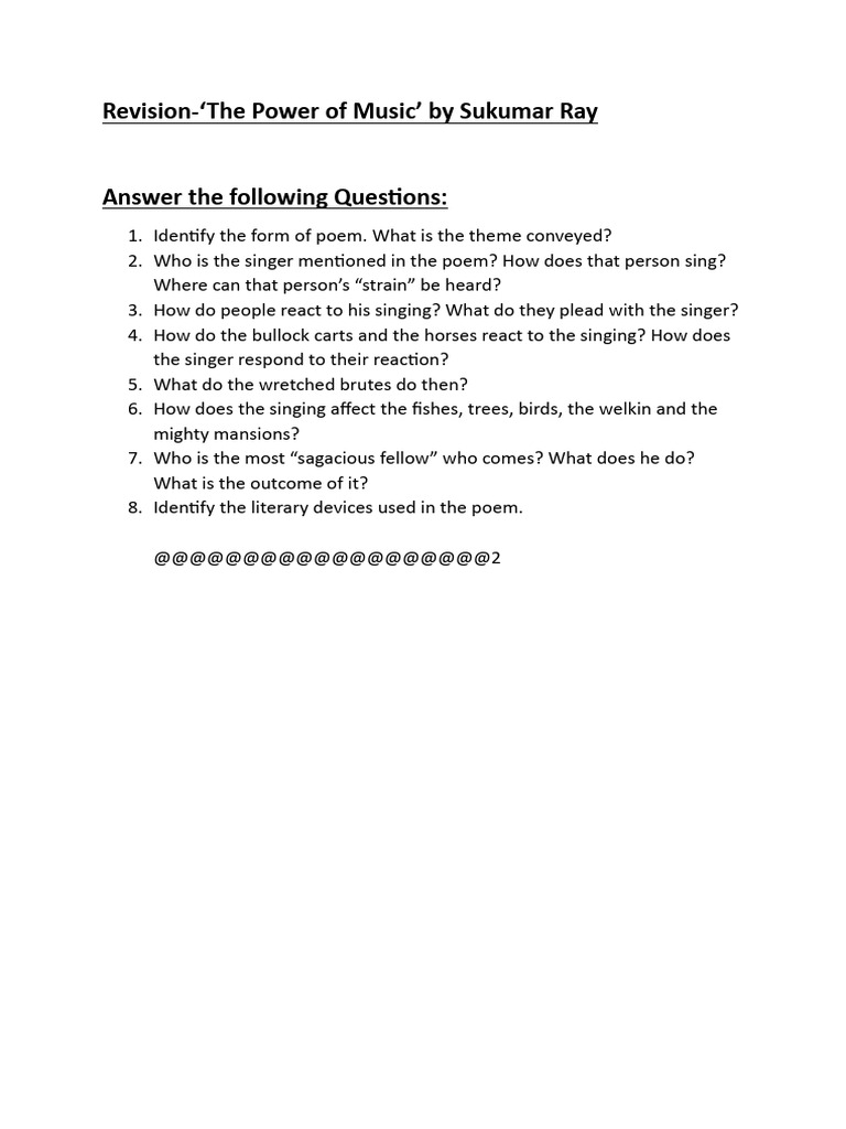 The Power of Music | PDF