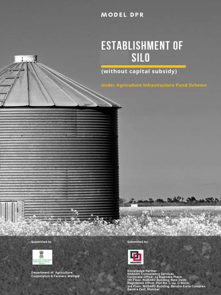 Model DPR for Silo Establishment | PDF | Depreciation | Debt