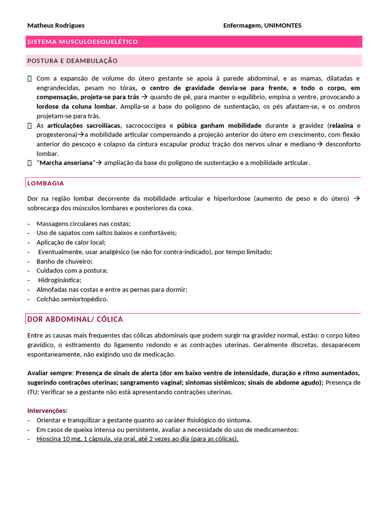 Alterações Fisiológicas na Gravidez | PDF | Gravidez | Edema