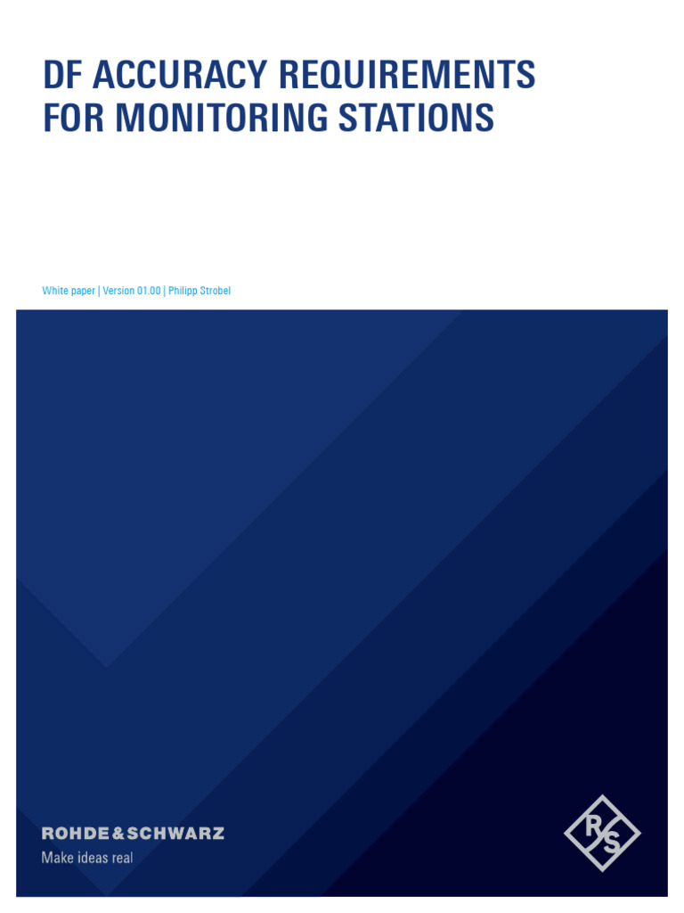 DF Accuracy Requirements For Monitoring Stations WP en 3609 9840 52 ...