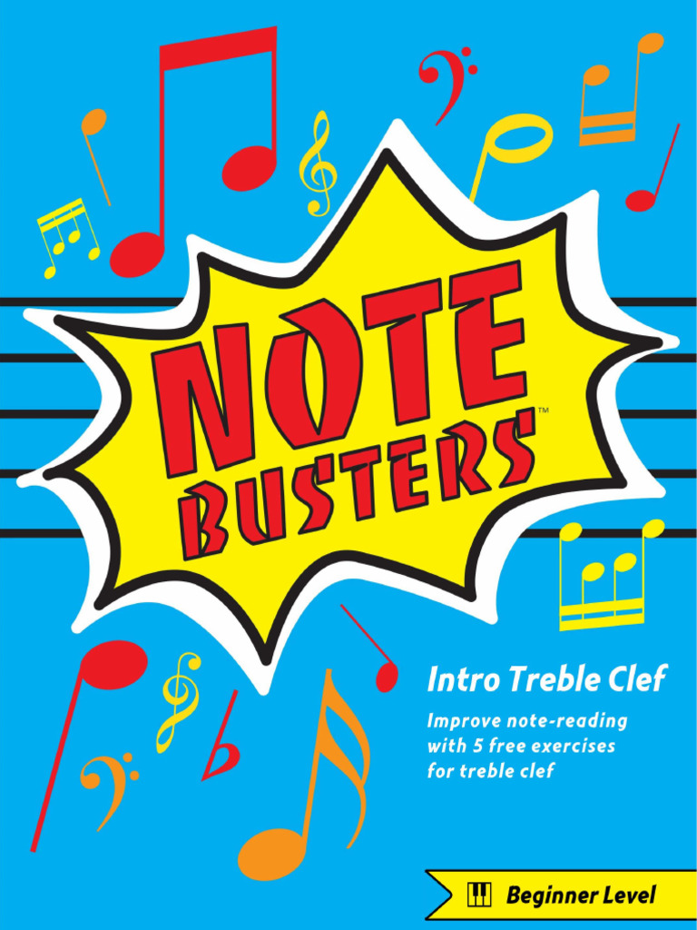 Treble Clef Note-Reading Exercises PDF | PDF | Clef | Musical Notation