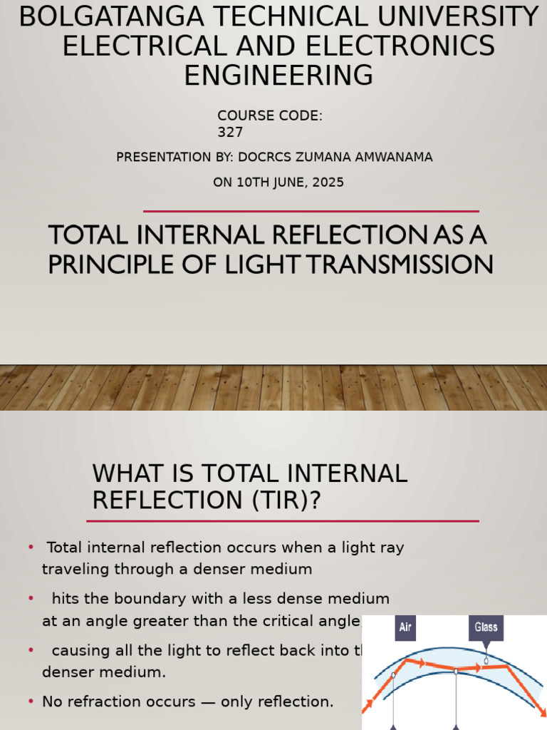 Understanding Total Internal Reflection | PDF