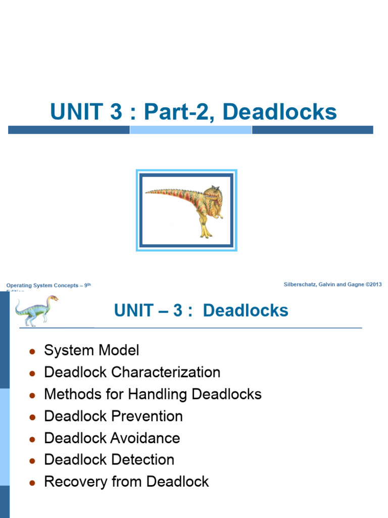 OS Unit 3 Deadlock - Updated | PDF | Theoretical Computer Science ...
