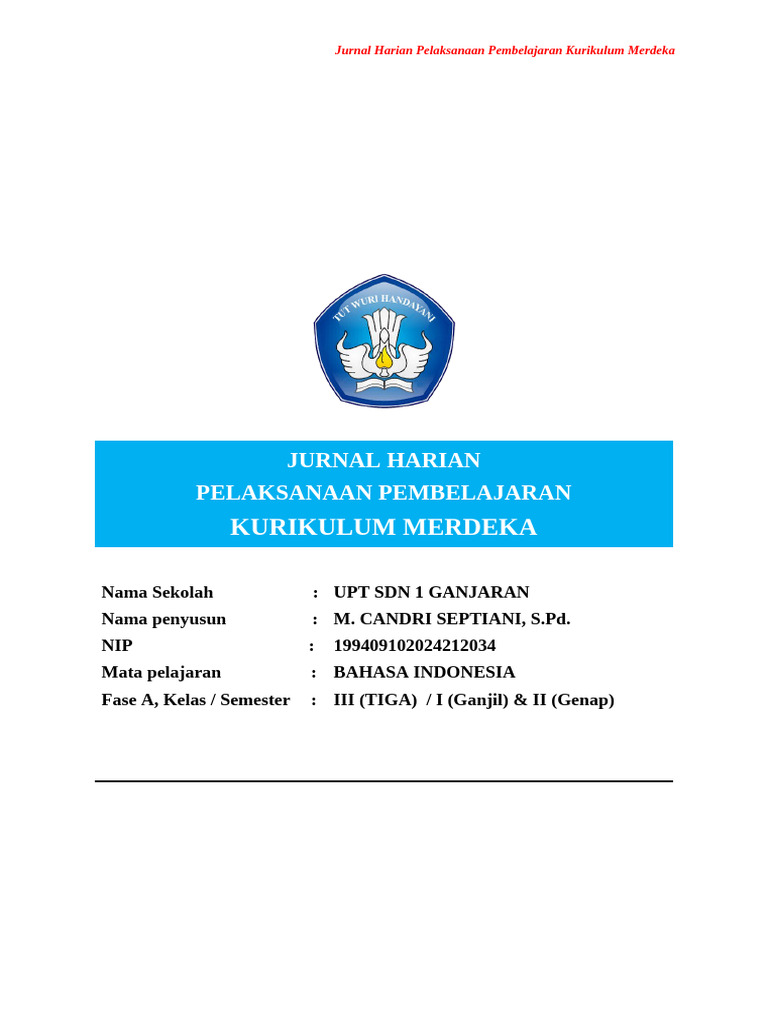 Jurnal Pembelajaran Bahasa Indonesia SD | PDF