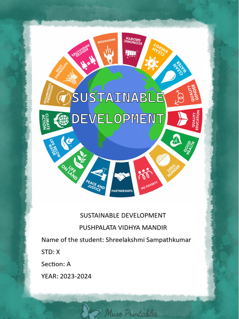 Sustainable Deveoplment | PDF