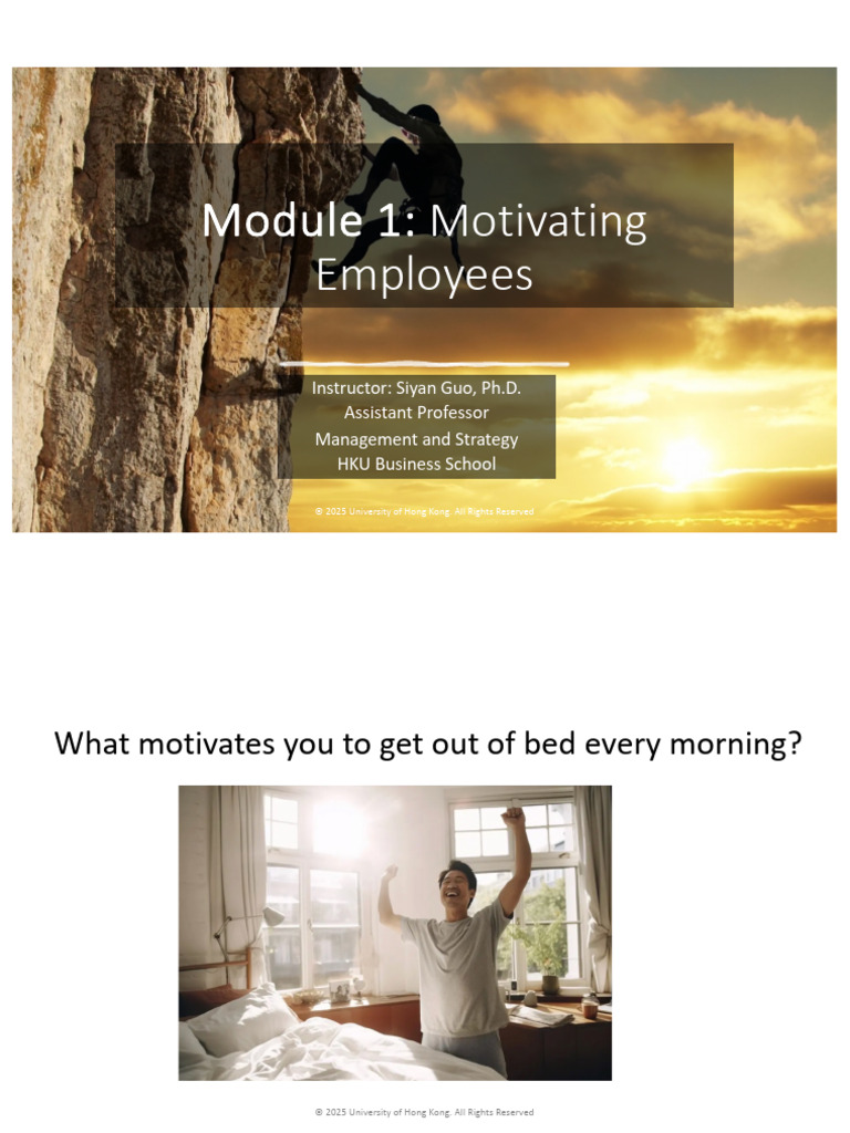 Understanding Employee Motivation Theories | PDF | Motivational ...
