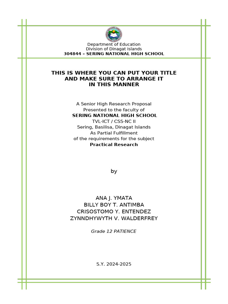 Research Paper Official Layout | PDF | Methodology | Science