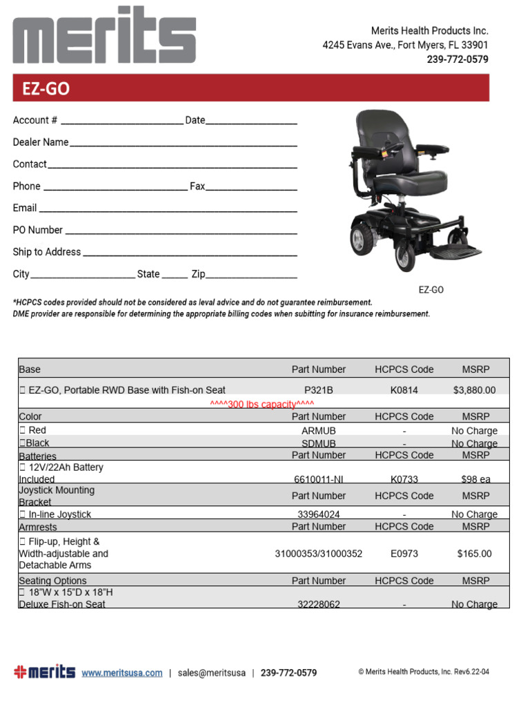 EZ Go Order Form 42624 2 | PDF