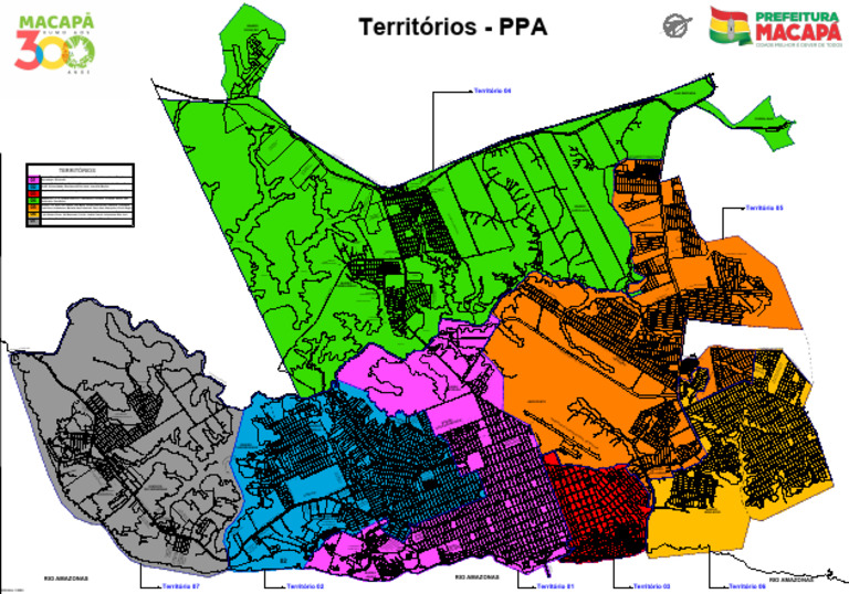 Mapa de Bairros de Macapá, Amapá | PDF