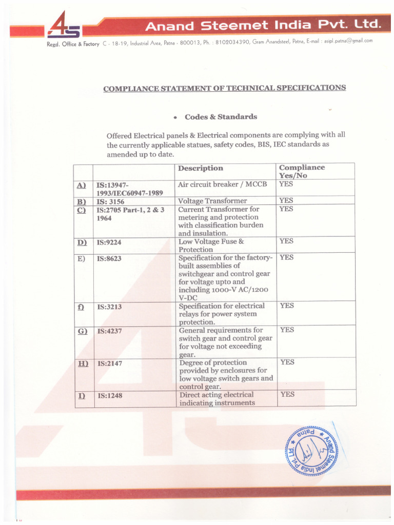 NCC Compliance | PDF