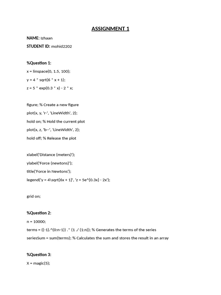 Ensc180 Assignment 1 | PDF