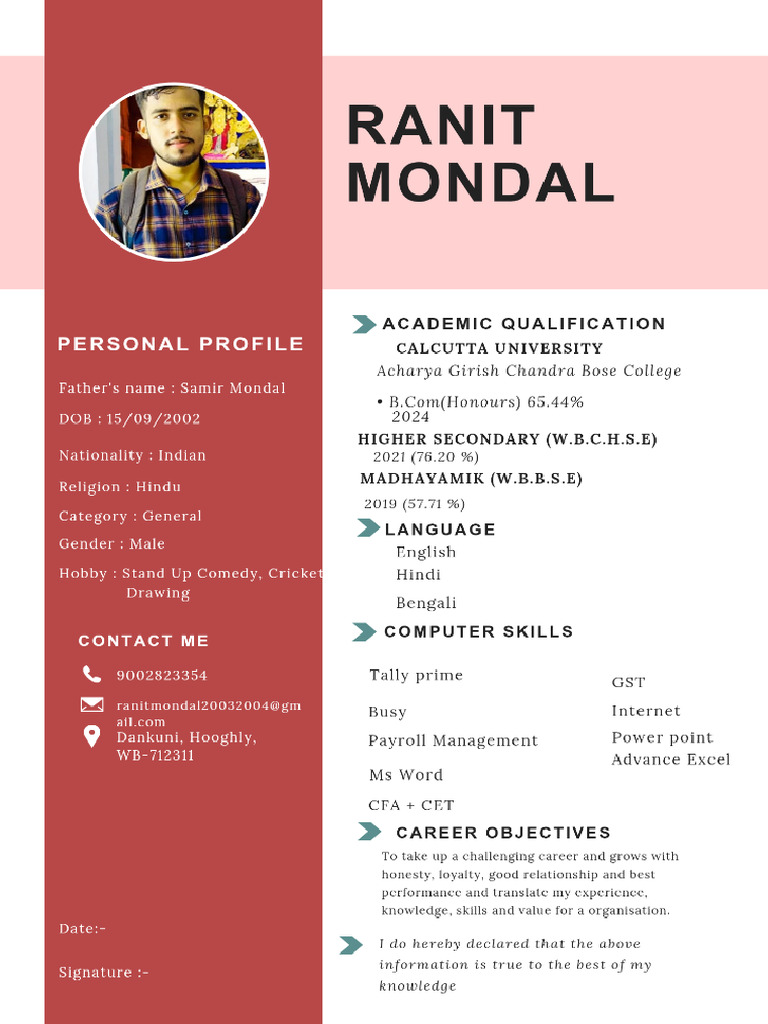 Ranit Mondal | PDF