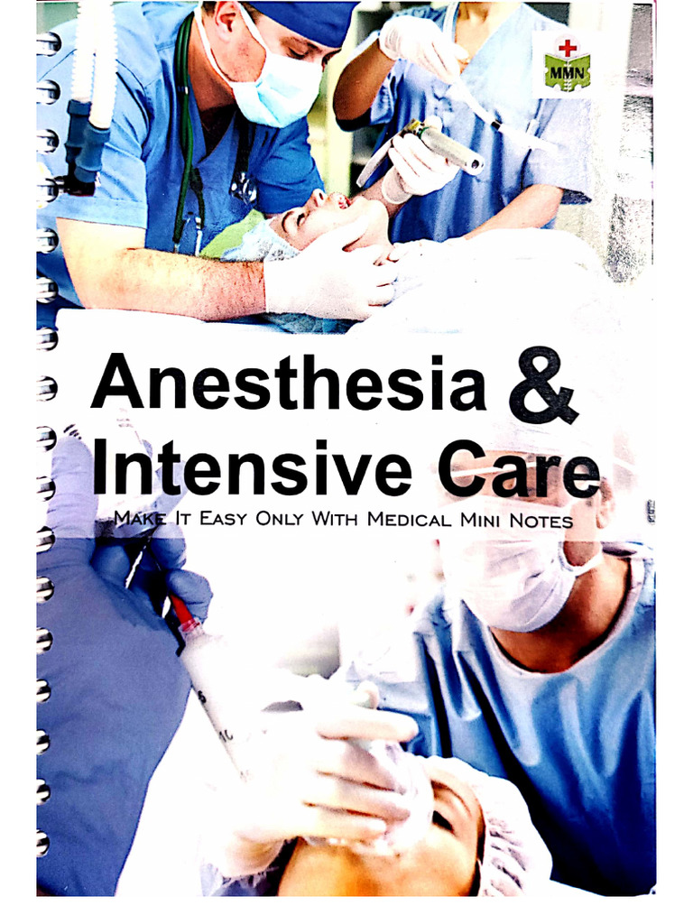 MMN Anesthesia Overview PDF | PDF