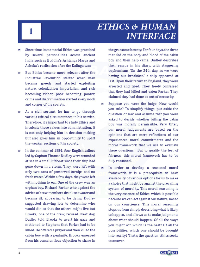 Ethics Complete Notes | PDF | Attitude (Psychology) | Morality