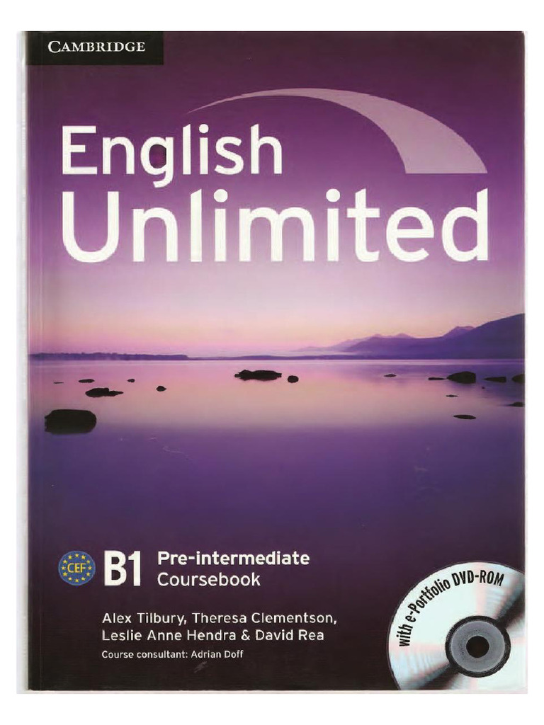 b1 English Unlimited Coursebook Pre Intpdf PDF Free | PDF