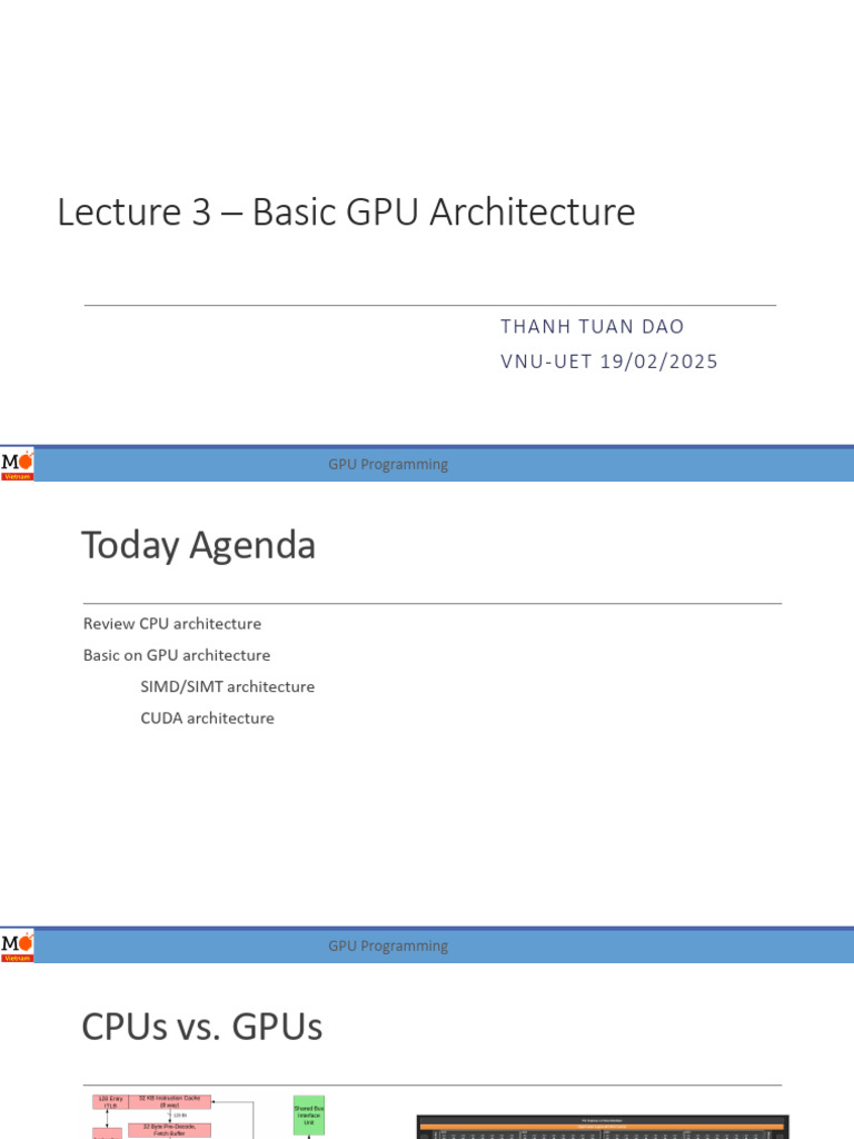 Understanding Basic GPU Architecture | PDF | Graphics Processing Unit ...