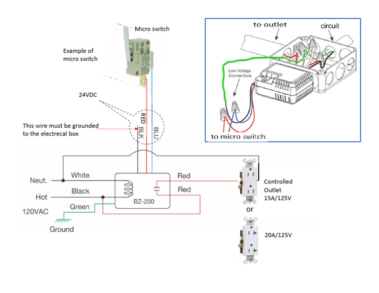 Diagram Controlled Outlet by Micro-Switch | PDF