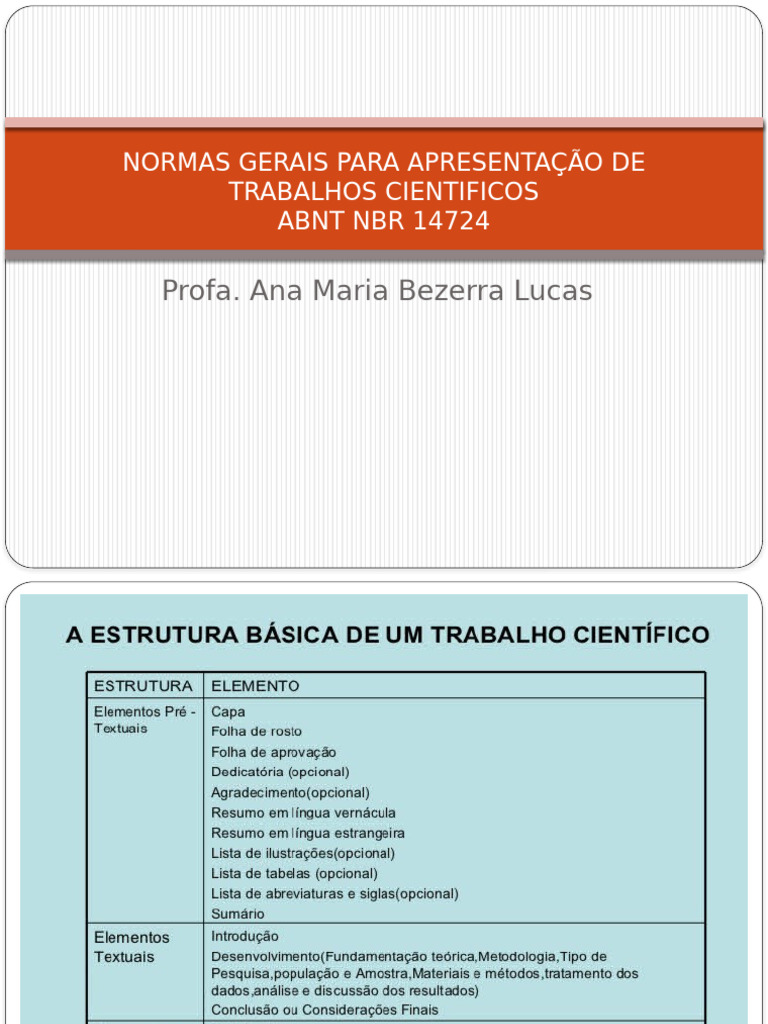 Normas ABNT para Trabalhos Científicos | PDF | Abstract (resumo ...