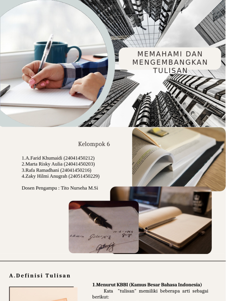 Contoh Teks Tulisan Tangan dan Jenisnya | PDF