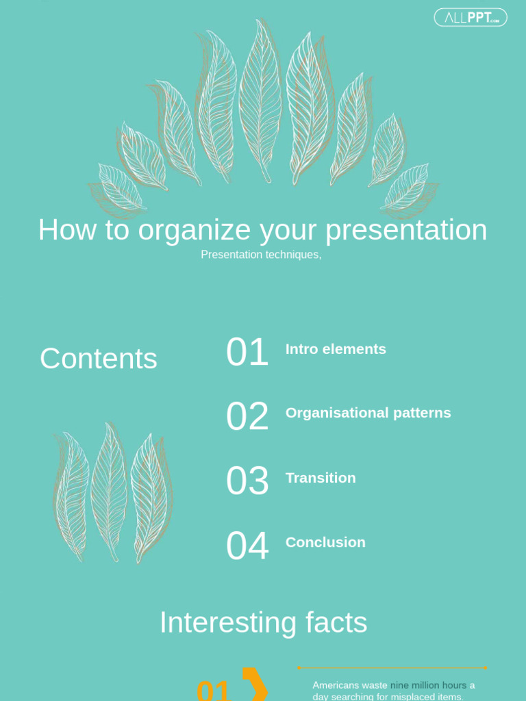 2 How To Organize Your Presentation 2 | PDF | Human Communication ...