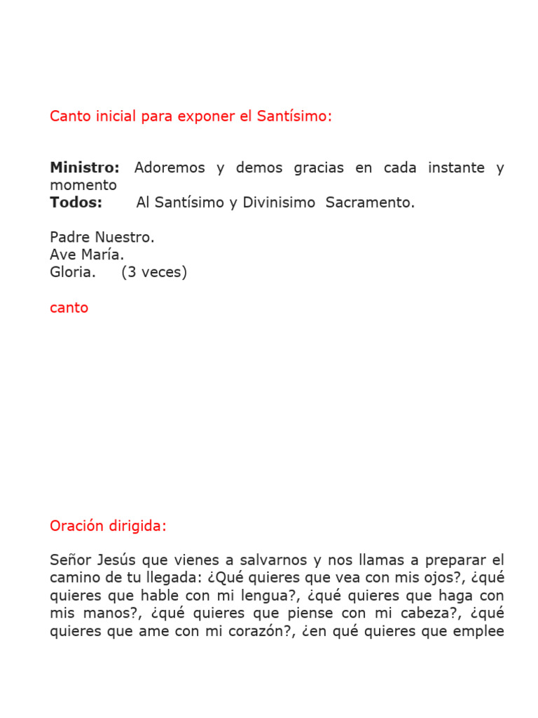 Hora Santa de Adviento: Preparación Espiritual | PDF | Cristo (título ...