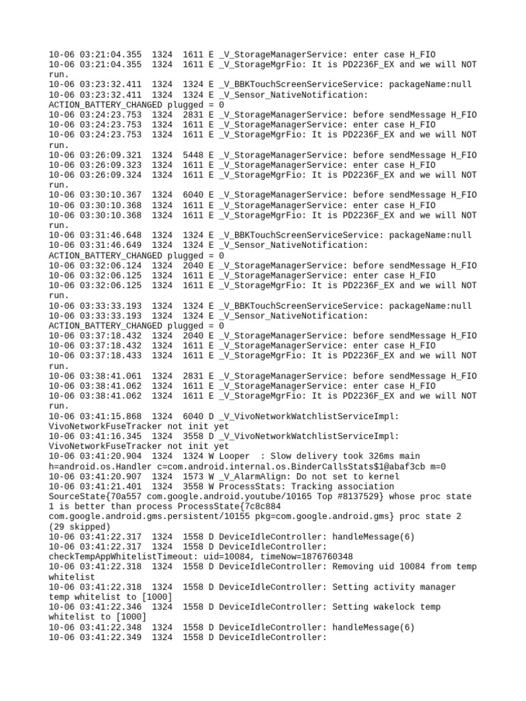 Log | PDF | Computing | Mobile Computers