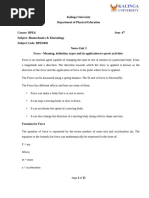 Understanding Levers in Physical Education | PDF | Lever | Kinematics