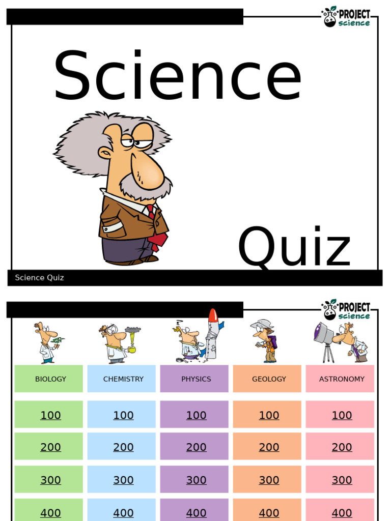 Science Quiz: Test Your Knowledge | PDF | Rock (Geology) | Geology