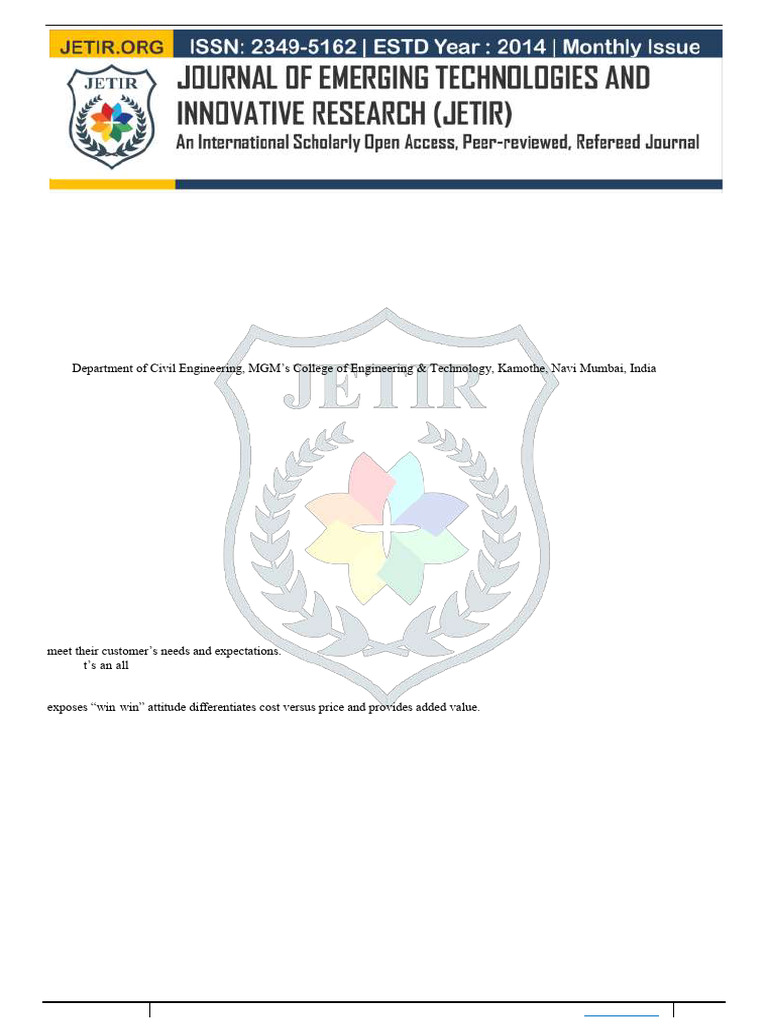Total Quality Management in Construction | PDF | Qualitative Research ...