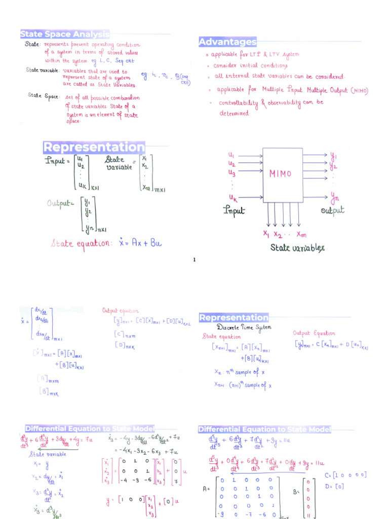 State Space Analysis | PDF