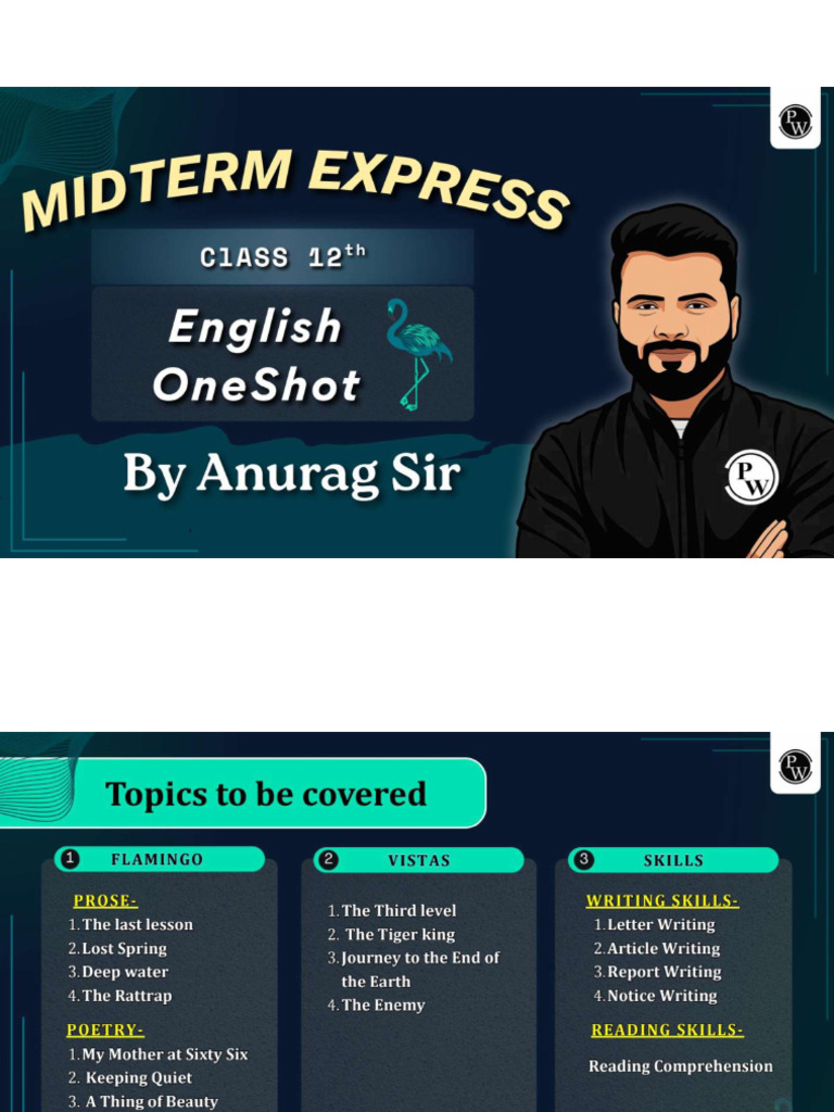 English Midterm Syllabus | PDF