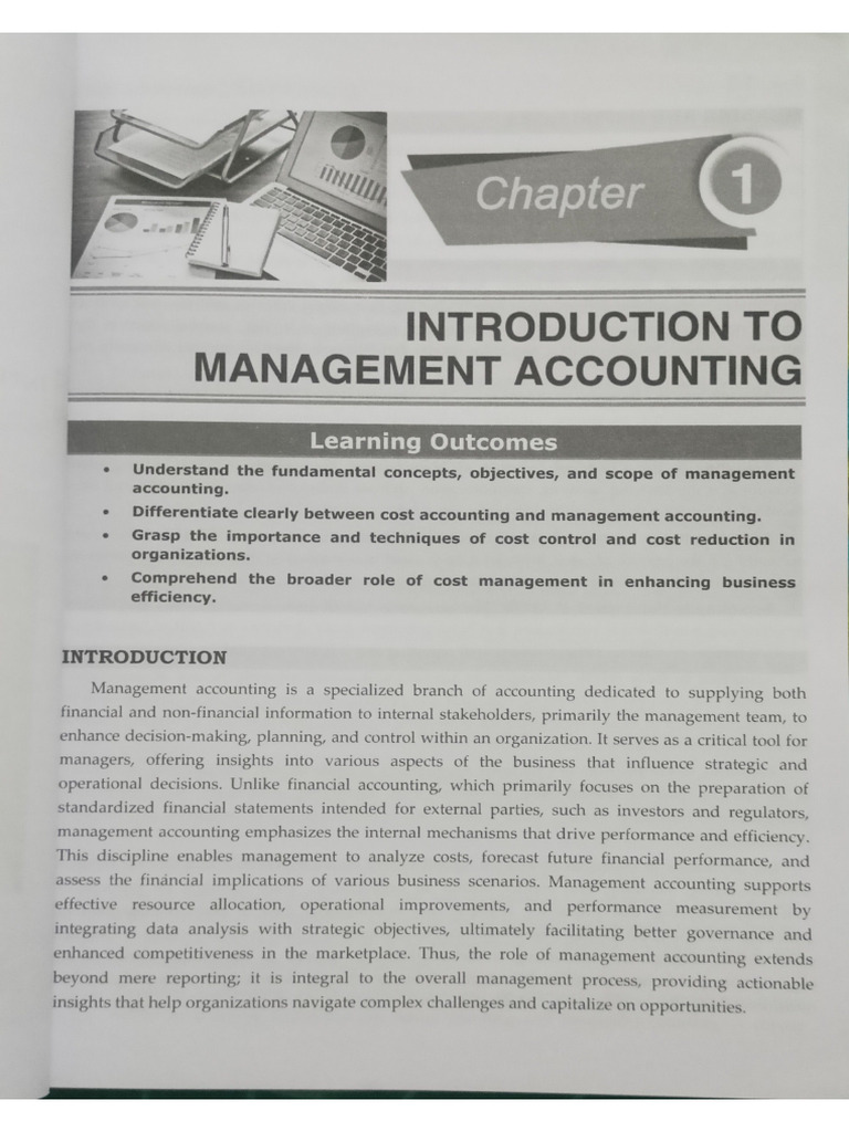 Management Accounting Unit 1 | PDF